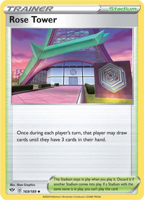 Rose Tower - Darkness Ablaze 169/189 Pokémon card