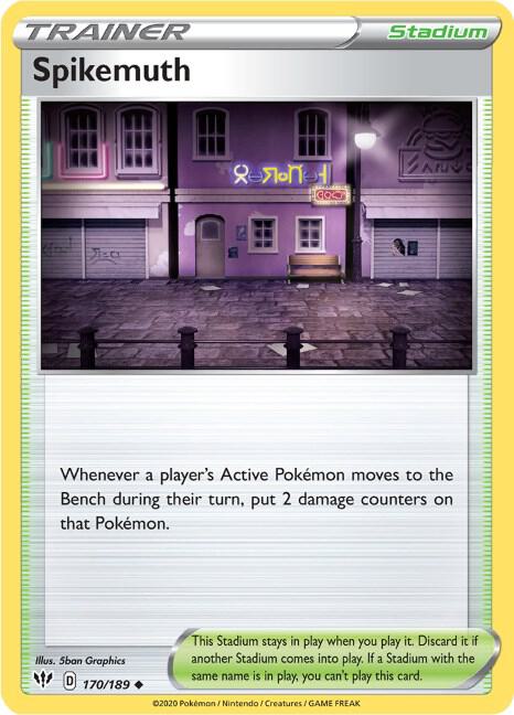 Spikemuth - Darkness Ablaze 170/189 Pokémon card