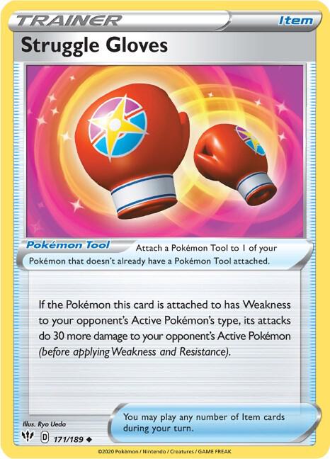 Struggle Gloves - Darkness Ablaze 171/189 Pokémon card