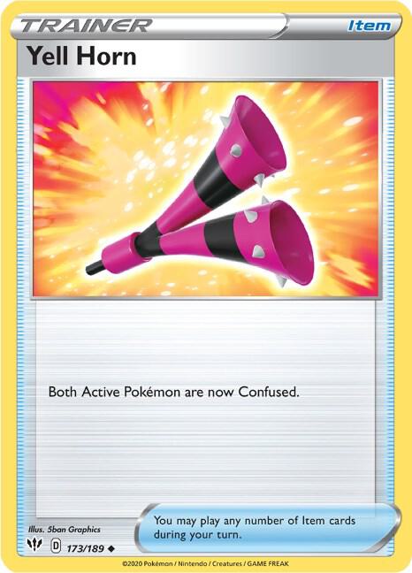 Yell Horn - Darkness Ablaze 173/189 Pokémon card