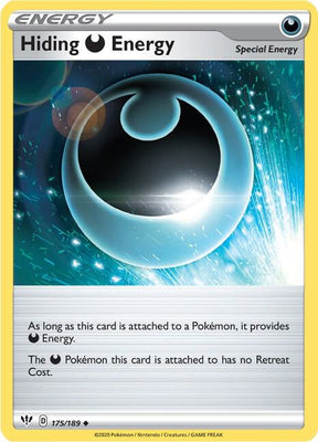 Hiding D Energy - Darkness Ablaze 175/189 Pokémon card
