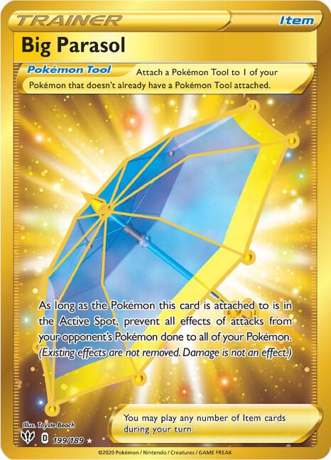 Big Parasol (Secret) - Darkness Ablaze 199/189 Pokémon card