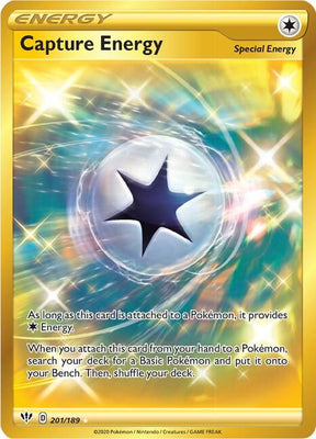 Capture Energy (Secret) - Darkness Ablaze 201/189 Pokémon card
