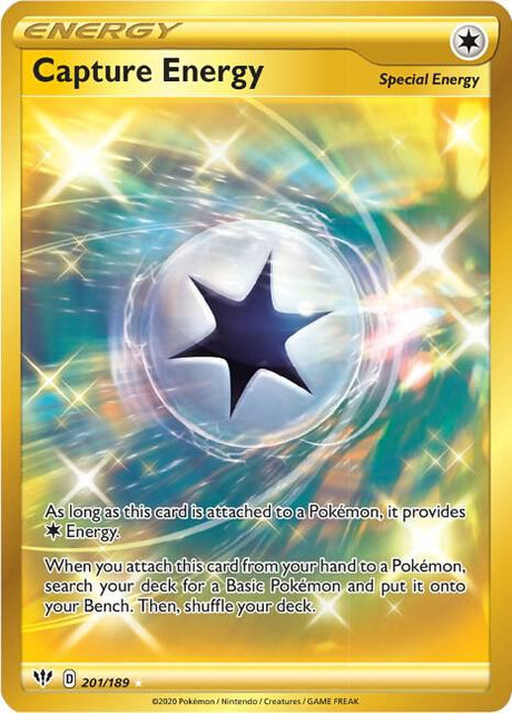 Capture Energy (Secret) - Darkness Ablaze 201/189 Pokémon card
