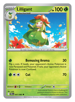 Lilligant 007/086 - Pokémon TCG Black Bolt card