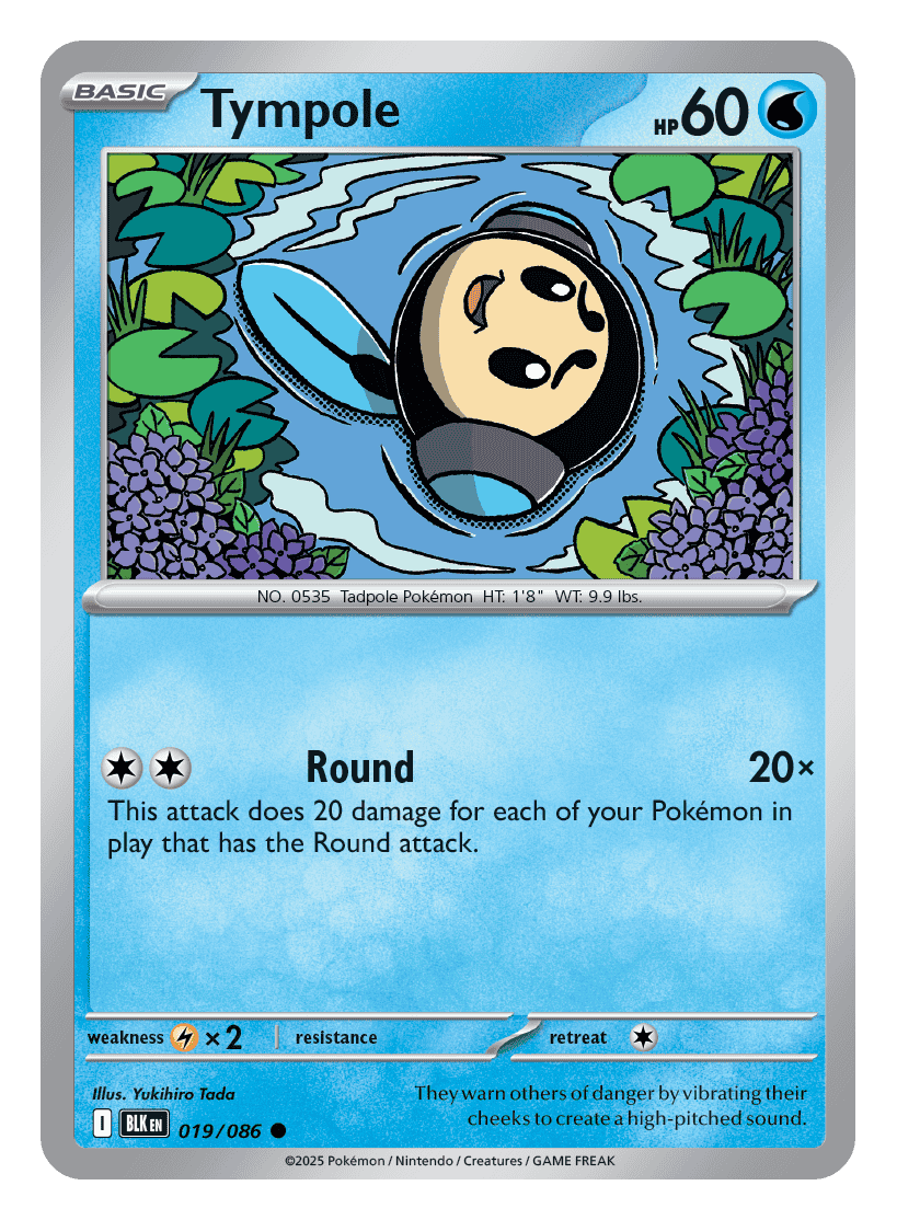 Tympole 019/086 - Pokémon TCG Black Bolt card