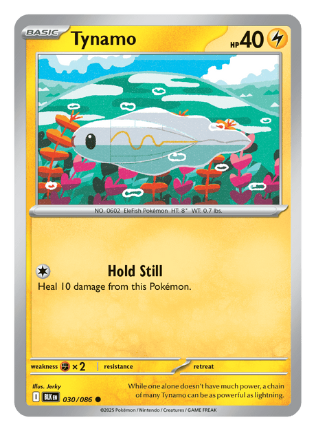 Tynamo 030/086 - Pokémon TCG Black Bolt card