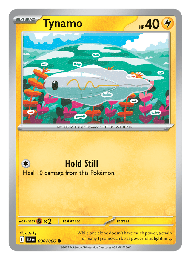 Tynamo 030/086 - Pokémon TCG Black Bolt card