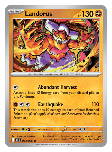 Landorus 053/086 - Pokémon TCG Black Bolt card