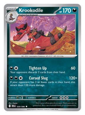 Krookodile 059/086 - Pokémon TCG Black Bolt card