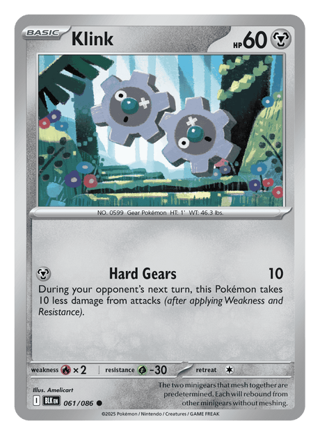 Klink 061/086 - Pokémon TCG Black Bolt card