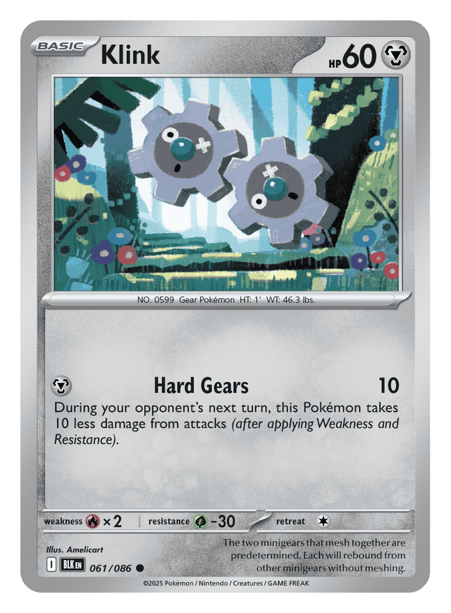 Klink 061/086 - Pokémon TCG Black Bolt card