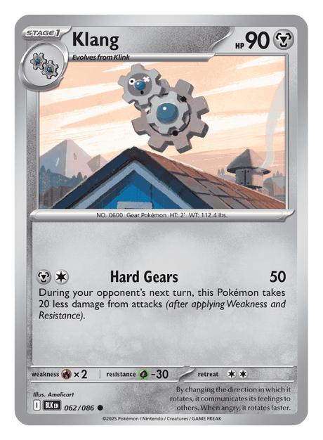 Klang 062/086 - Pokémon TCG Black Bolt card