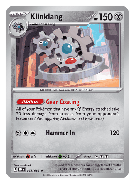 Klinklang 063/086 - Pokémon TCG Black Bolt card