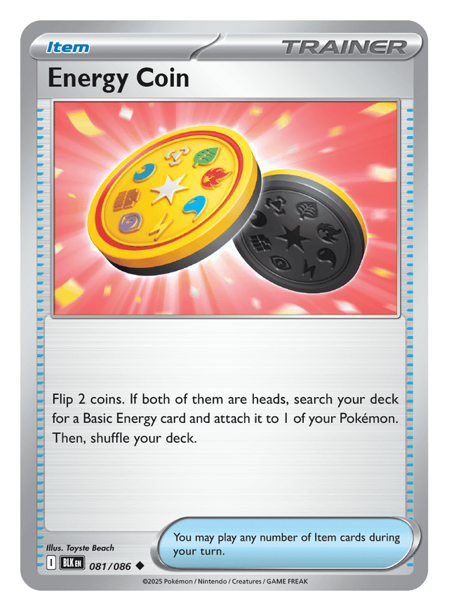 Energy Coin 081/086 - Pokémon TCG Black Bolt card