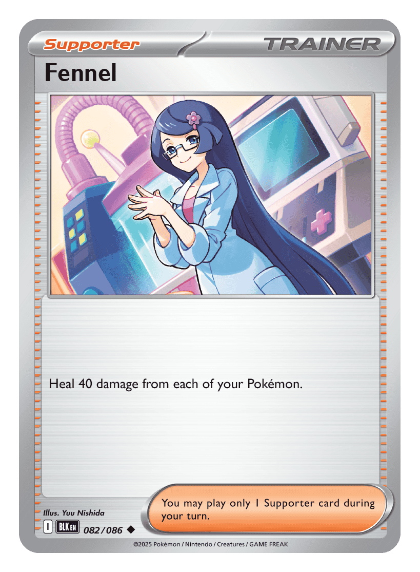 Fennel 082/086 - Pokémon TCG Black Bolt card