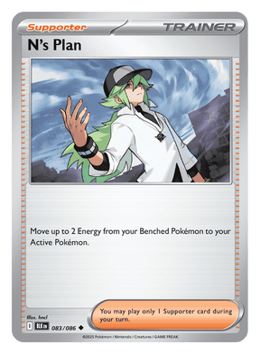 N's Plan 083/086 - Pokémon TCG Black Bolt card