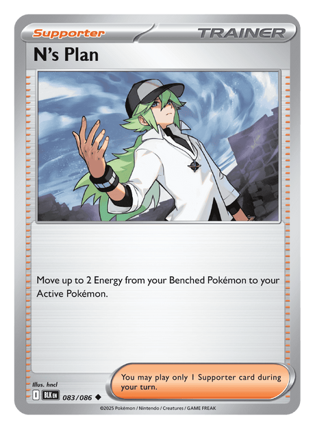 N's Plan 083/086 - Pokémon TCG Black Bolt card