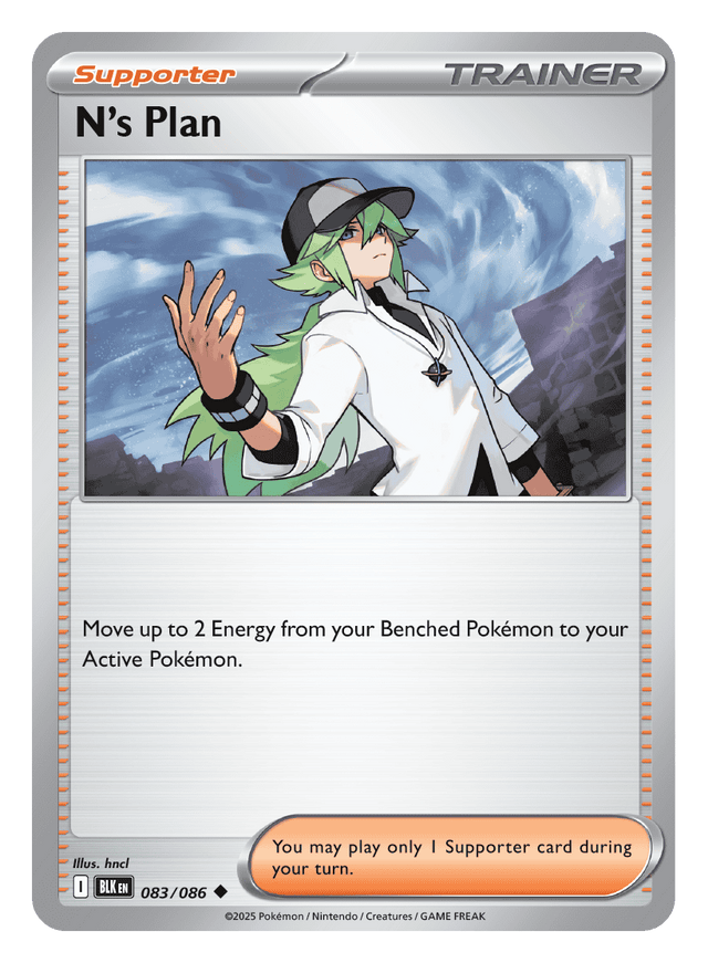 N's Plan 083/086 - Pokémon TCG Black Bolt card