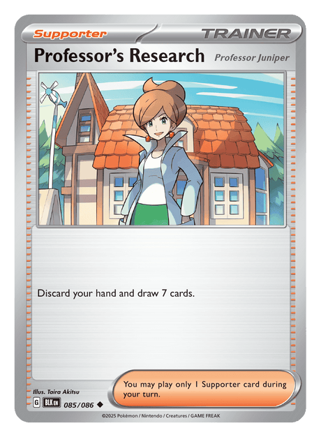 Professor's Research 085/086 - Pokémon TCG Black Bolt card