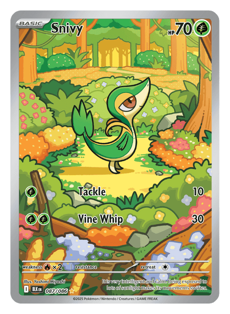 Snivy 087/086 - Pokémon TCG Black Bolt card