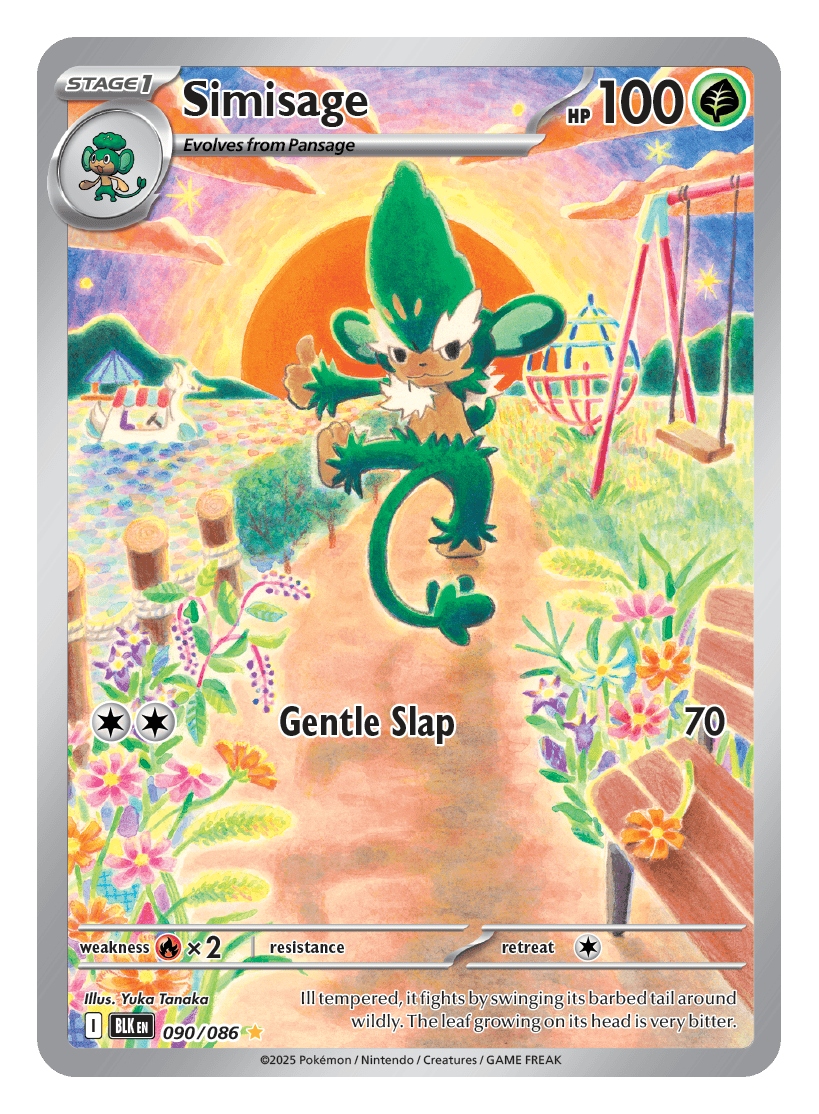 Simisage 090/086 - Pokémon TCG Black Bolt card