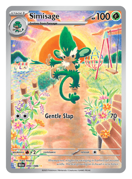 Simisage 090/086 - Pokémon TCG Black Bolt card