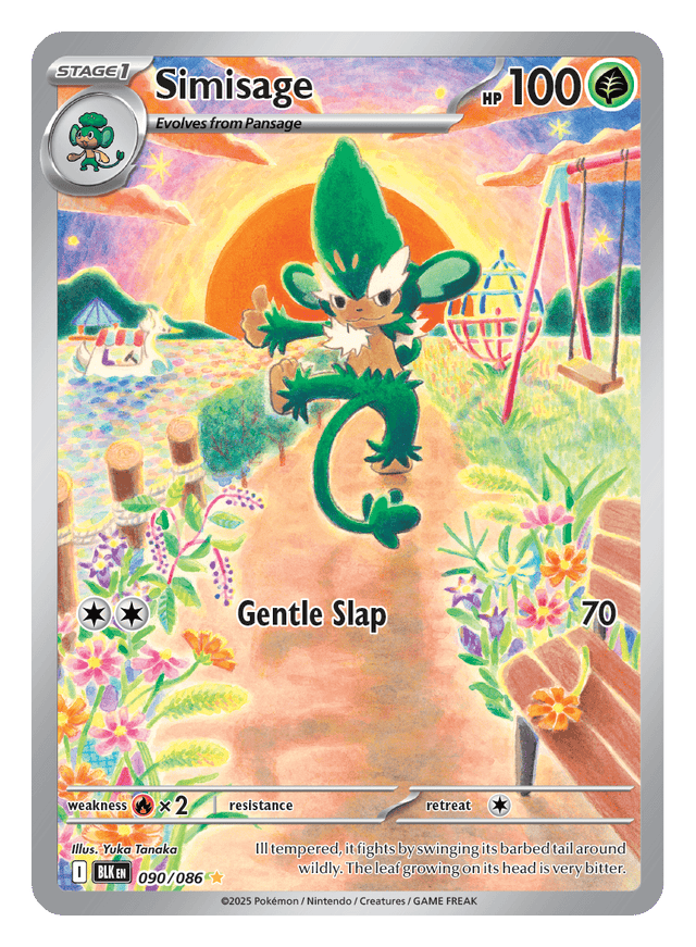 Simisage 090/086 - Pokémon TCG Black Bolt card