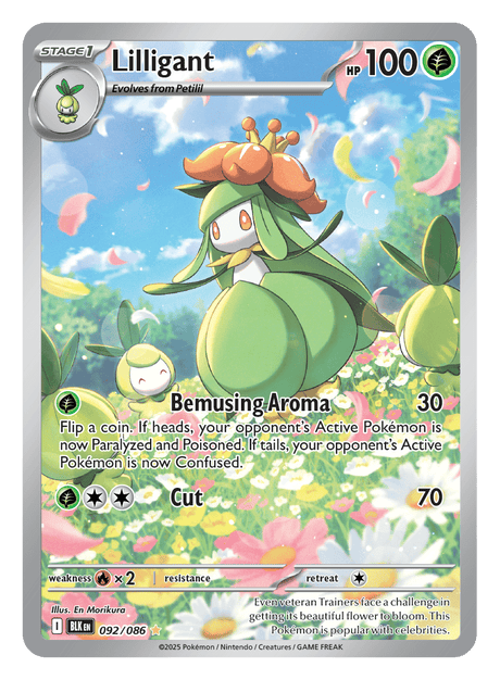 Lilligant 092/086 - Pokémon TCG Black Bolt card