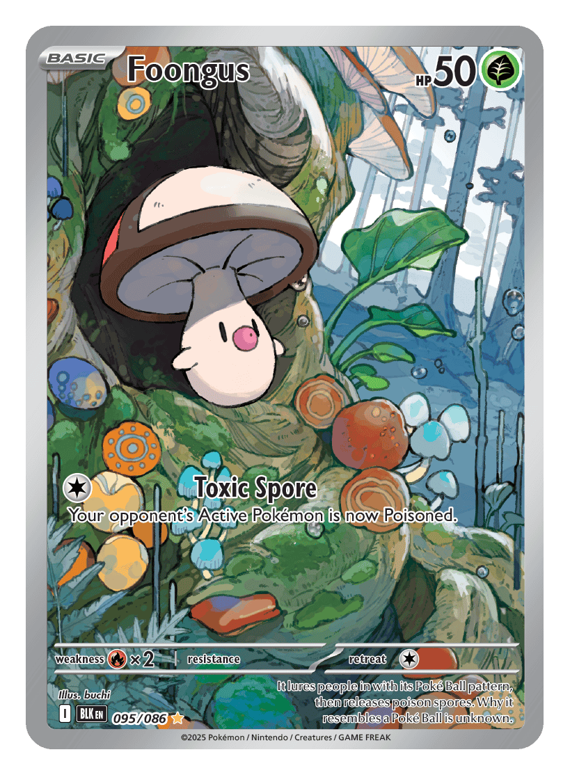 Foongus 095/086 - Pokémon TCG Black Bolt card
