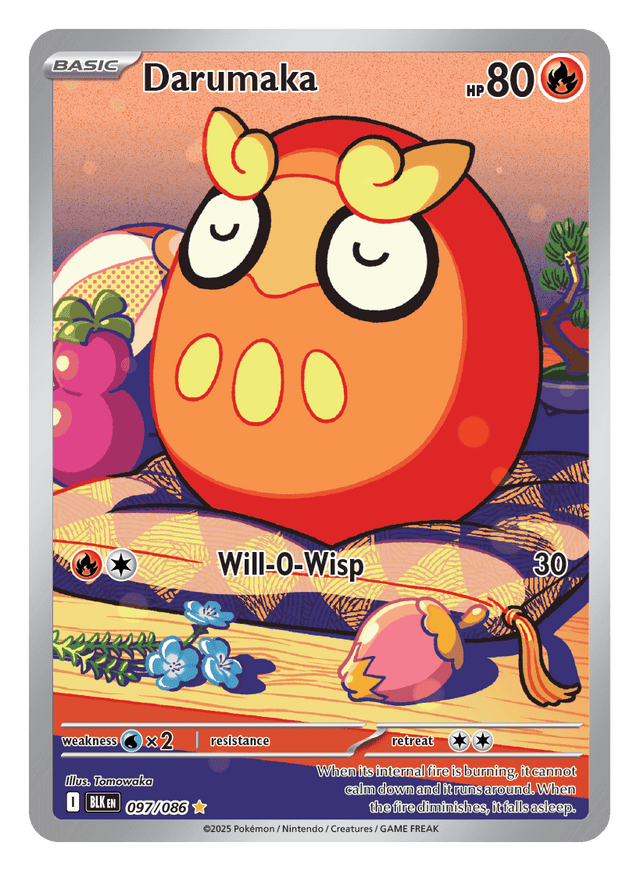 Darumaka 097/086 - Pokémon TCG Black Bolt card