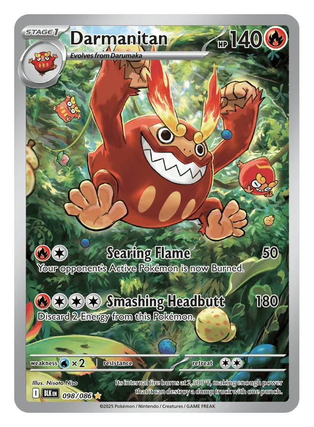 Darmanitan 098/086 - Pokémon TCG Black Bolt card