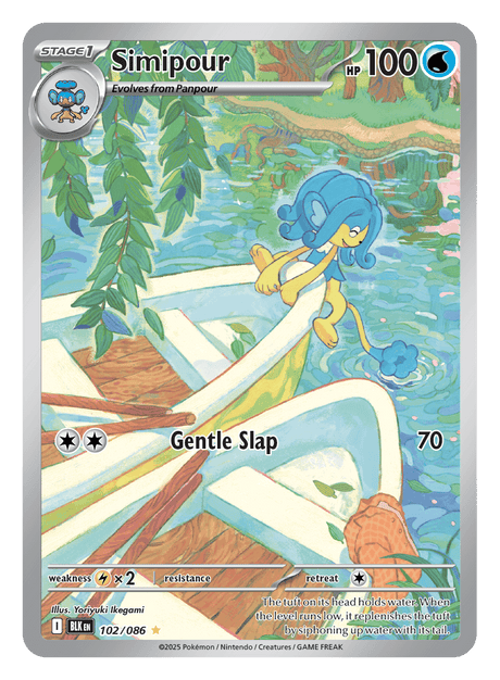 Simipour 102/086 - Pokémon TCG Black Bolt card