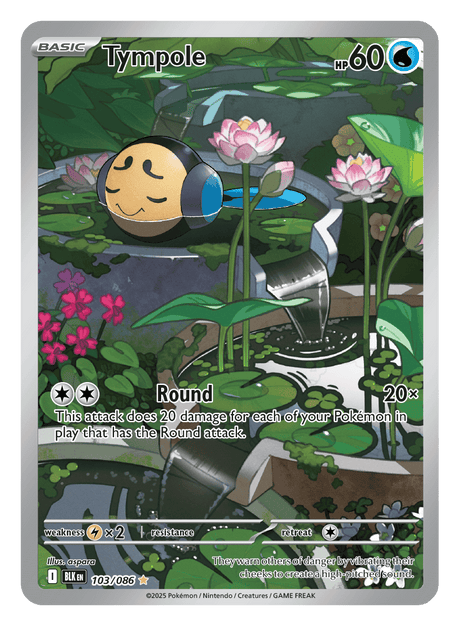 Tympole 103/086 - Pokémon TCG Black Bolt card
