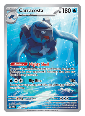 Carracosta 107/086 - Pokémon TCG Black Bolt card
