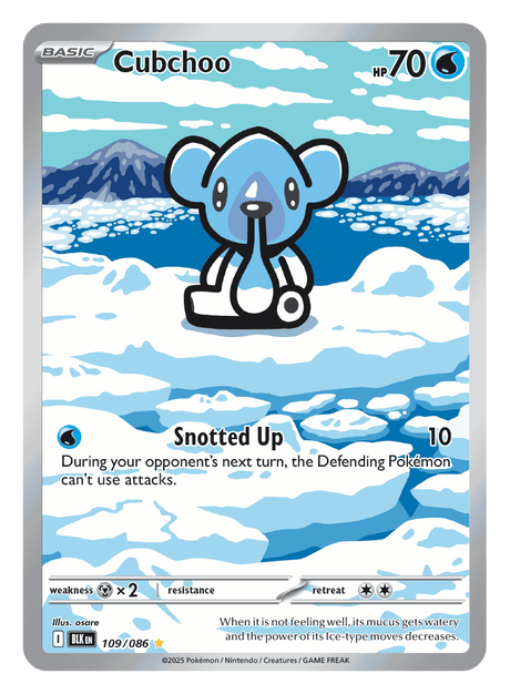 Cubchoo 109/086 - Pokémon TCG Black Bolt card