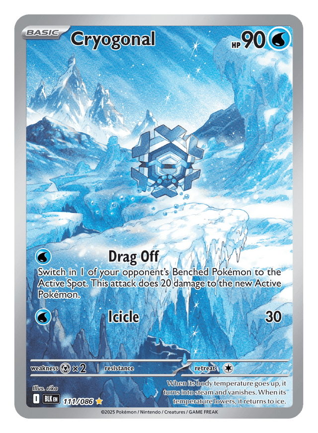 Cryogonal 111/086 - Pokémon TCG Black Bolt card