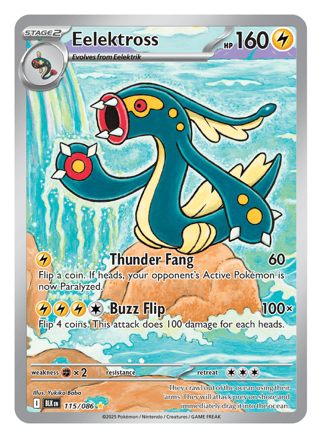 Eelektross 115/086 - Pokémon TCG Black Bolt card