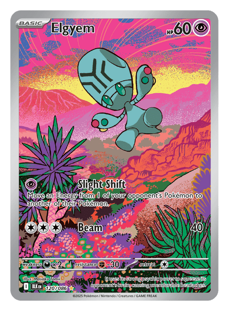 Elgyem 120/086 - Pokémon TCG Black Bolt card