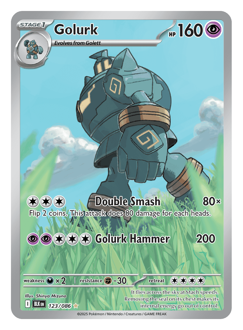 Golurk 123/086 - Pokémon TCG Black Bolt card