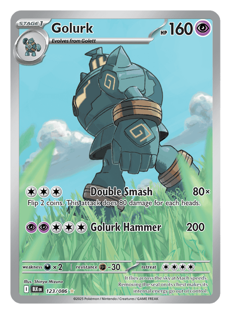 Golurk 123/086 - Pokémon TCG Black Bolt card