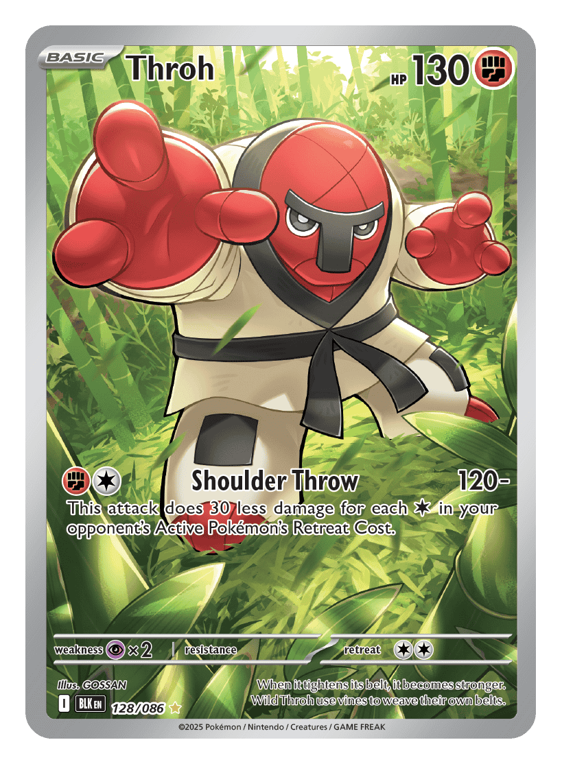 Throh 128/086 - Pokémon TCG Black Bolt card