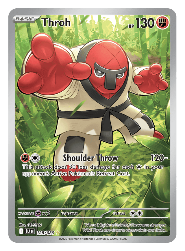Throh 128/086 - Pokémon TCG Black Bolt card