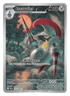 Escavalier 138/086 - Pokémon TCG Black Bolt card