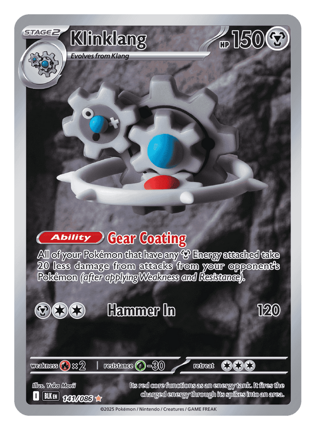 Klinklang 141/086 - Pokémon TCG Black Bolt card