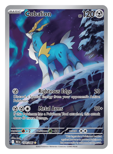Cobalion 144/086 - Pokémon TCG Black Bolt card