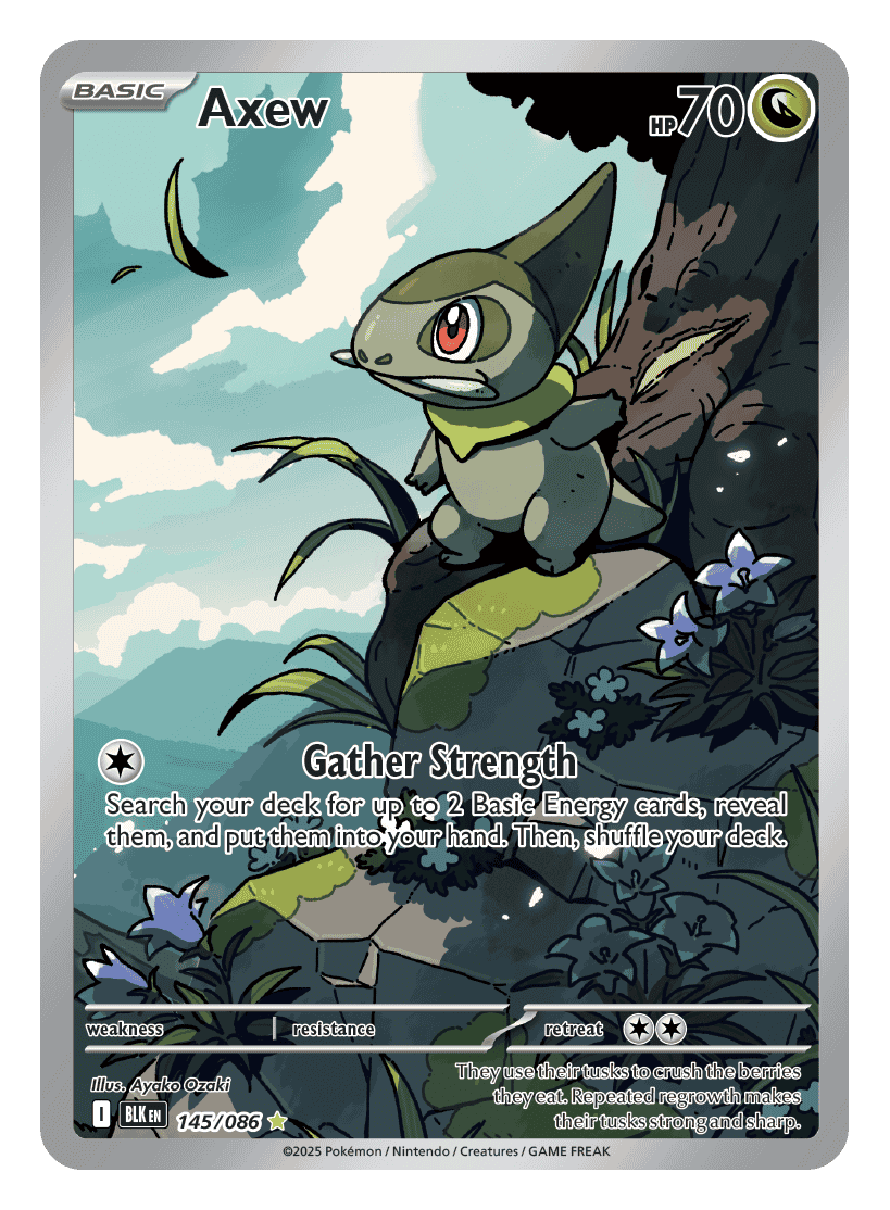Axew 145/086 - Pokémon TCG Black Bolt card