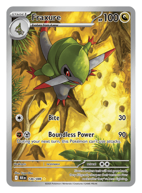 Fraxure 146/086 - Pokémon TCG Black Bolt card