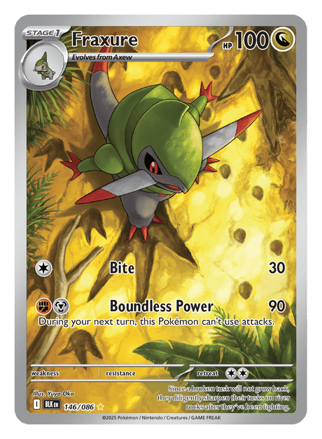 Fraxure 146/086 - Pokémon TCG Black Bolt card