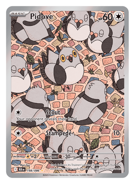Pidove 148/086 - Pokémon TCG Black Bolt card